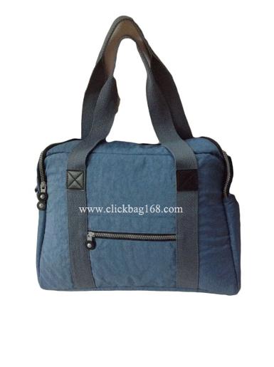 กระเป๋าผ้าคลิปลิงค์สีฟ้า CLICK 0126